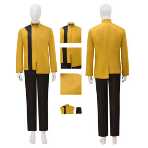 Discovery Season 4 Cosplay Costume Yellow Uniform Halloween Outfit For Female Male