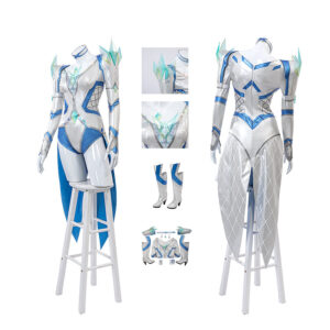 Marvel Rivals Emma Frost The White Queen Cosplay Costume Halloween Outfit