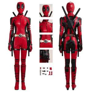 New Deadpool & Wolverine Lady Deadpool Cosplay Costume Updated Version