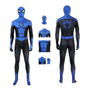 Marvel's Spider-Man 2: New F4 Suit New Blue Fantastic 4 Cosplay Costumes