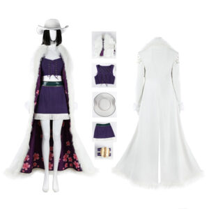Ver2 One Piece Nico Robin Miss All Sunday Cosplay Costume Carnival Suit