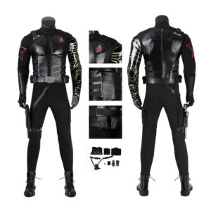 New Avengers Winter Soldier Bucky Barnes Cosplay Costume Deluxe Halloween Suit