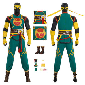 Marvel Rivals Iron Fist Cosplay Costume With Eye Mask Ver 2 Halloween Outfit
