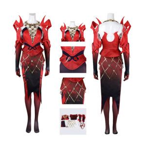 Marvel Rivals Scarlet Witch Emporium Matron Cosplay Costume Halloween Outfit