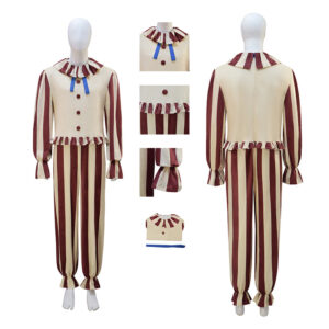 Movie: Clown in A Cornfield 2025 Clowns Cosplay Costume Halloween Suit