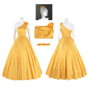 Zoo 2 Movie Judy Rabbit Cosplay Costume Crazy Yellow Dress Halloween Party Dress Outfits