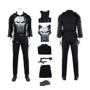 The Punisher Cosplay Costume Spiderman Brand New Day Halloween Outfit