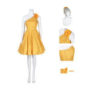 Zoo Movie Judy Rabbit Cosplay Costume Crazy Yellow Dress Halloween Party Dress Outfits