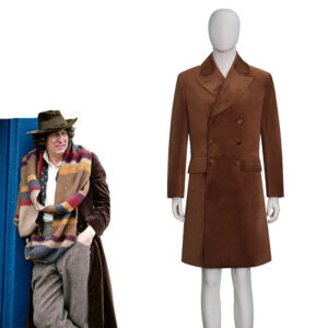 Doctor Who Fourth 4th Doctor Cosplay Costume Dutch Velvet Tom Baker Dr Who