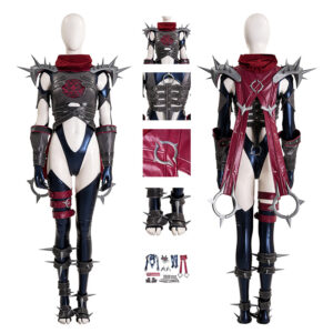Marvel Rivals Invisible Woman Malice Skin Cosplay Costume Sue Storm Halloween