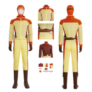 Invincible Rex Splode Cosplay Costume Halloween Yellow Suit