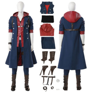 Devil May Cry 4: Nero Cosplay Costume Halloween Outfit Full Set