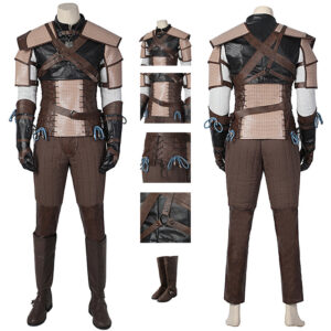 The Witcher 3 Wild Hunt Geralt of Rivia Cosplay Costume Halloween Outfit