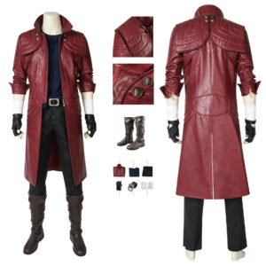 Devil May Cry 5 DMC5 Dante Cosplay Costume Halloween Outfit