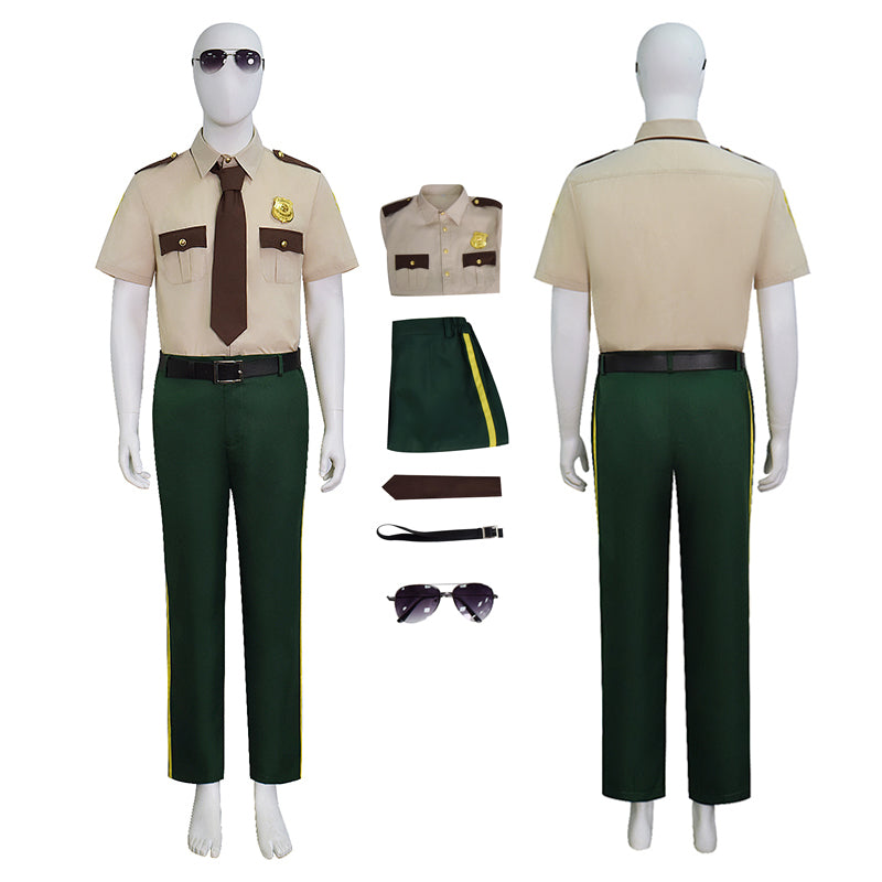 Super Troopers State Trooper Cosplay Costume Halloween Highway Patrol Outfit