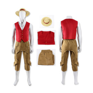 One Piece Live-Action Season 2 Luffy Cosplay Costume