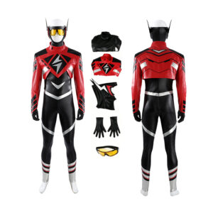 Absolute Flash Wally West Cosplay Costume Red Flash Halloween Suit