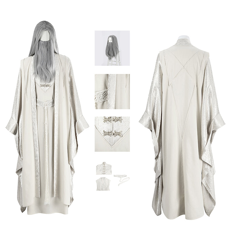 The Lord of the Ring Lotr Saruman Cosplay Costume Outfit The Rings Fellowship