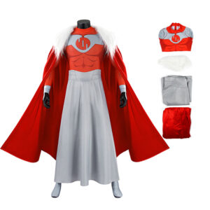 Ver2 Invincible Season 4 Thragg Cosplay Costume Cape With Fur Collar
