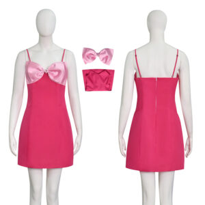 Legally Blonde Elle Woods Replica Cosplay Costume Pink Dress Halloween Outfit