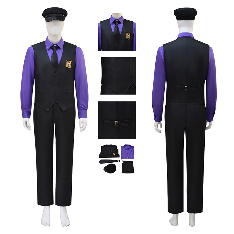 FNAF Five Nights at Freddy's William Afton Cosplay Costume Halloween Outfit