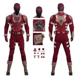 Thunderbolts Red Guardian Cosplay Costume Halloween Outfit Version 2