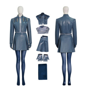 Descendants 5 Chloe Charming Cosplay Costume Blue Halloween Outfit