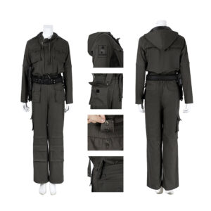 Alien Earth Wendy Cosplay Costume Woman Halloween Gray Outfit