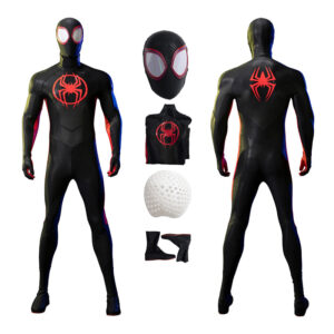Spider Man Across the Spider Verse Miles Morales Cosplay Costume
