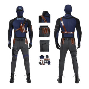 Daredevil Born Again2 Bullseye Cosplay Costume Halloween Outfit