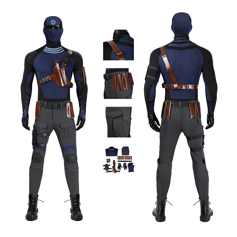 Daredevil Born Again2 Bullseye Cosplay Costume Halloween Outfit