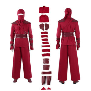 Spiderman Brand New Day The Hand Ninja Cosplay Costume Red Halloween Suit