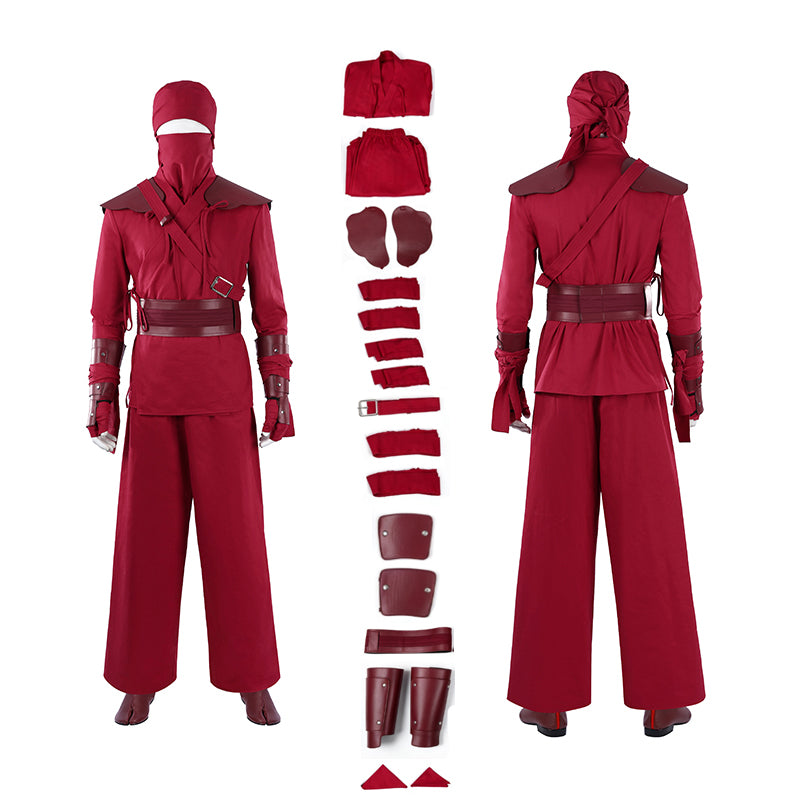 Spiderman Brand New Day The Hand Ninja Cosplay Costume Red Halloween Suit