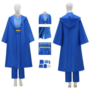 Star Wars Andor Season 1 Leida Mothma Cosplay Costume Blue Halloween Full Set
