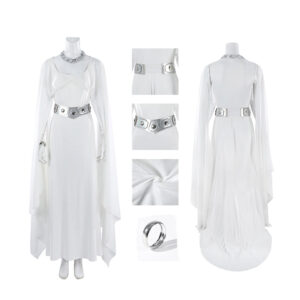 Leia Cosplay Star Wars A New Hope Leia Cosplay Costume White Dress