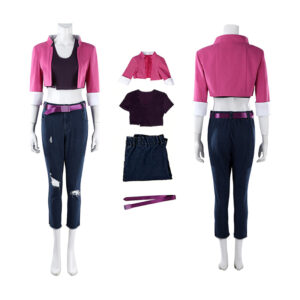 Dispatch Invisigal Cosplay Costume Pink Coat Halloween Outfit