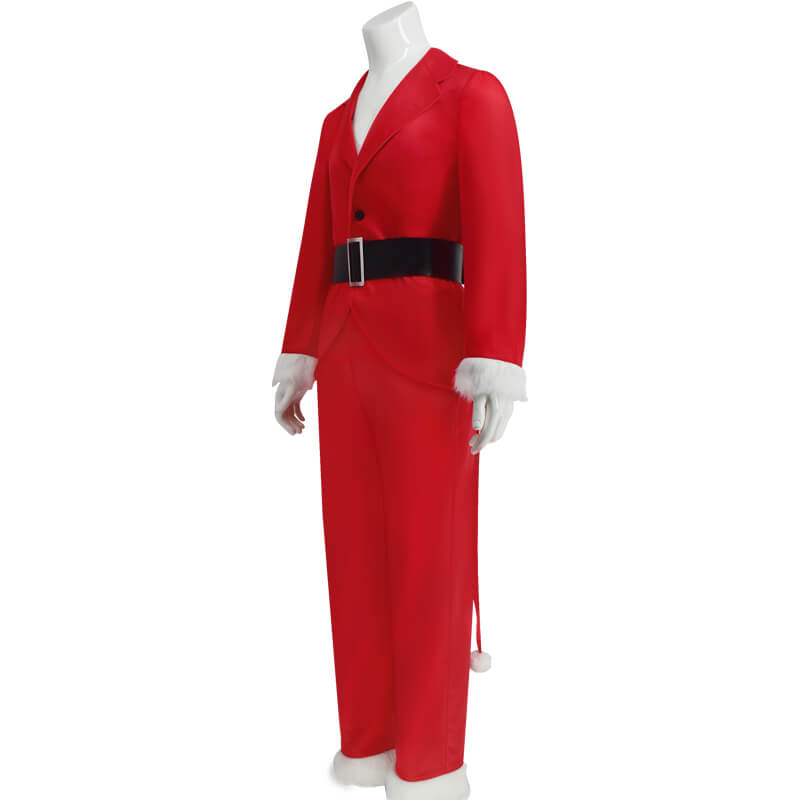 Adults Kids Jack Skellington Santa Claws Costume The Nightmare Before Christmas Mask with Hat - Image 5