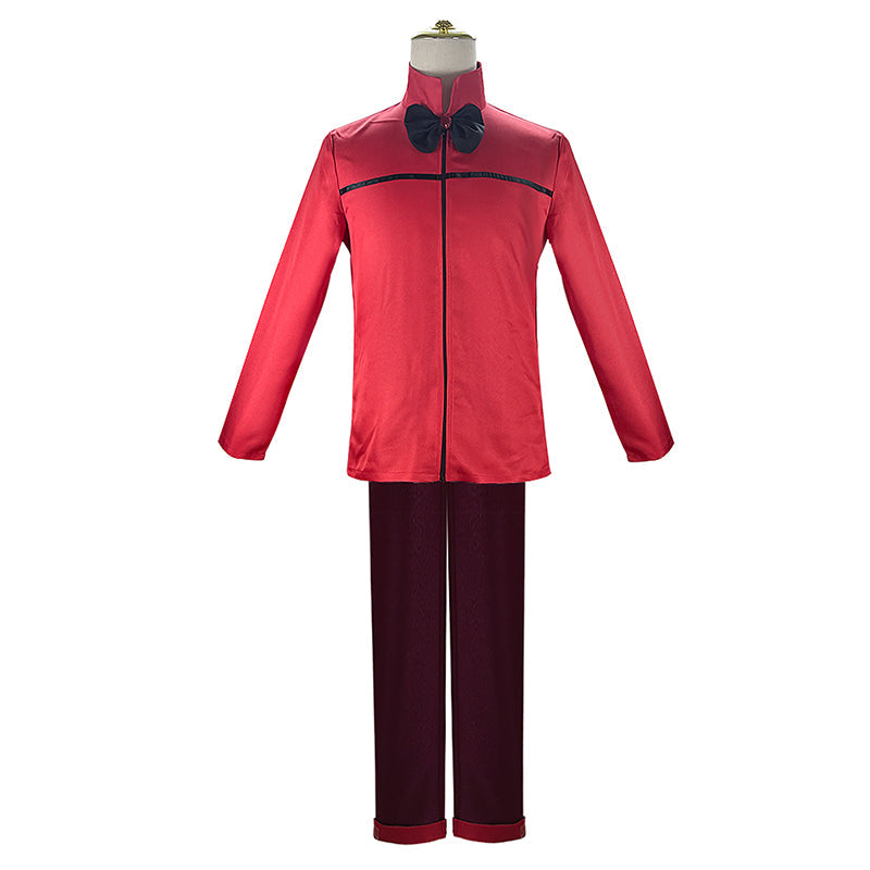 Hazbin Hotel Alastor Cosplay Outfit Alastor Red Wig Halloween Carvinal Suit - Image 4