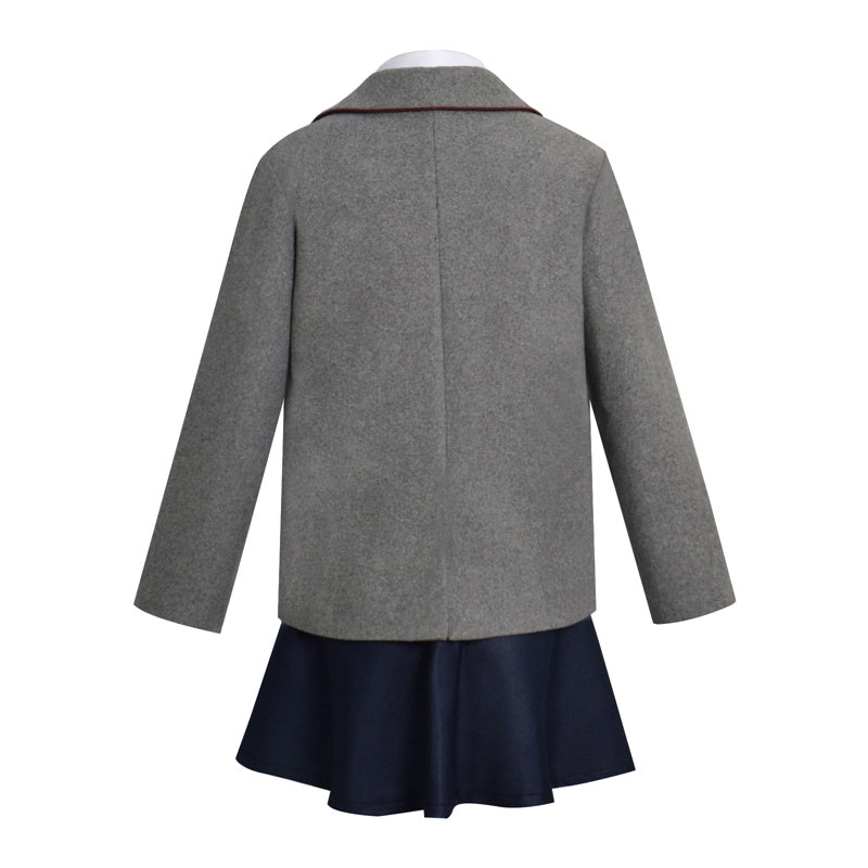 2022 Roald Dahl's Matilda the Musical Cosplay Costume Alisha Weir School Uniform Kids Girls - Image 5