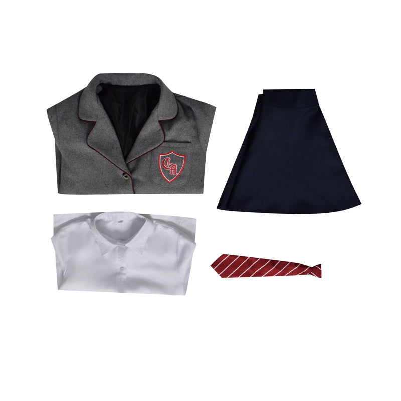2022 Roald Dahl's Matilda the Musical Cosplay Costume Alisha Weir School Uniform Kids Girls - Image 9