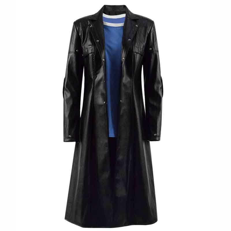 Alita Battle Angel Alita Coat Black Jacket Cosplay Costume - Image 2