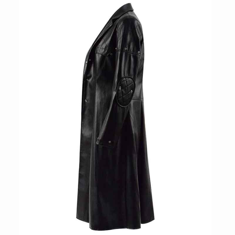 Alita Battle Angel Alita Coat Black Jacket Cosplay Costume - Image 3