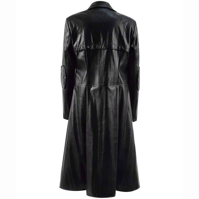 Alita Battle Angel Alita Coat Black Jacket Cosplay Costume - Image 4