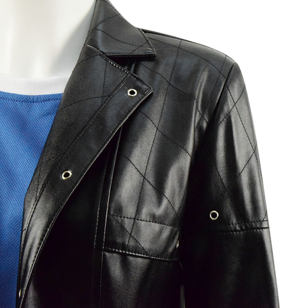 Alita Battle Angel Alita Coat Black Jacket Cosplay Costume - Image 9