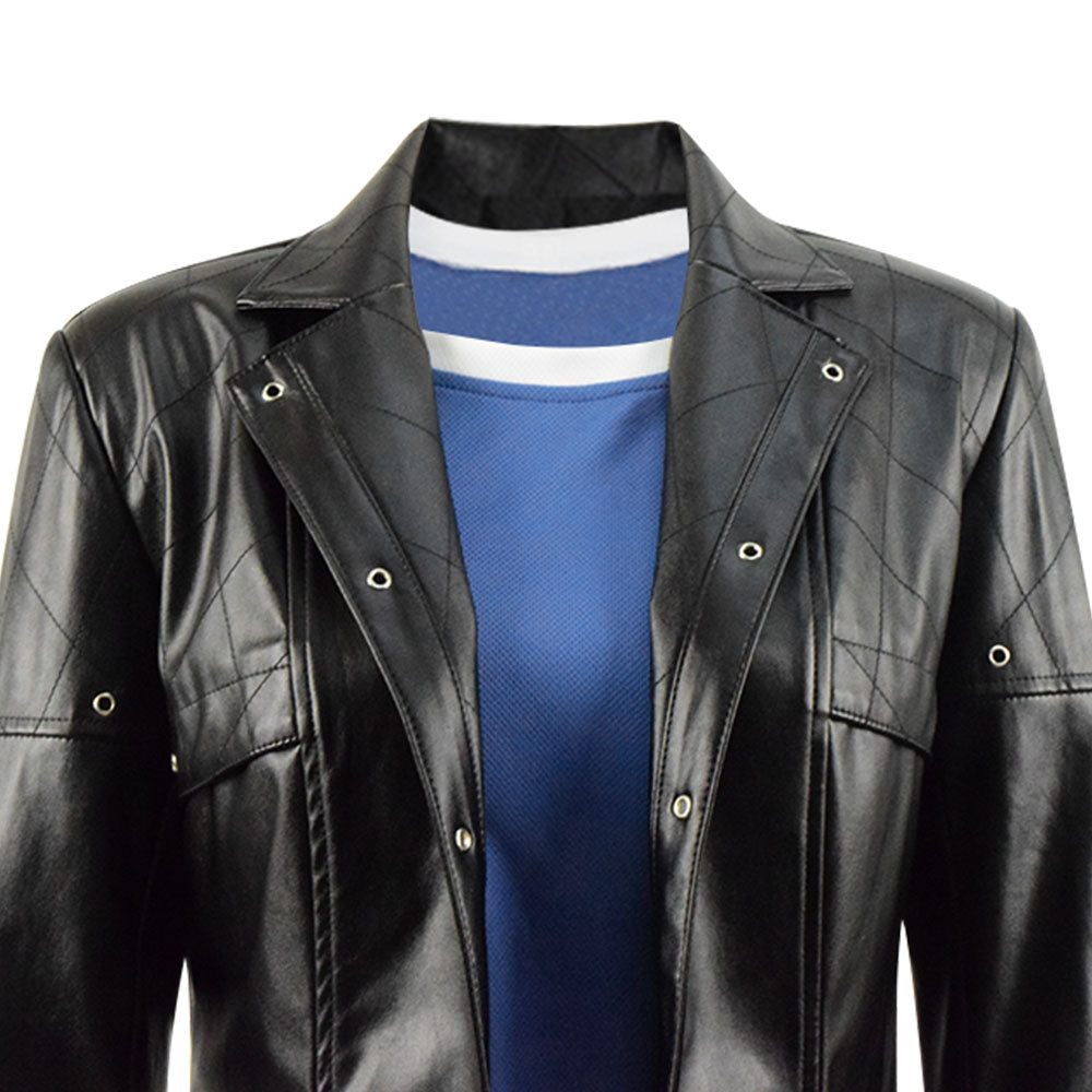 Alita Battle Angel Alita Coat Black Jacket Cosplay Costume - Image 12