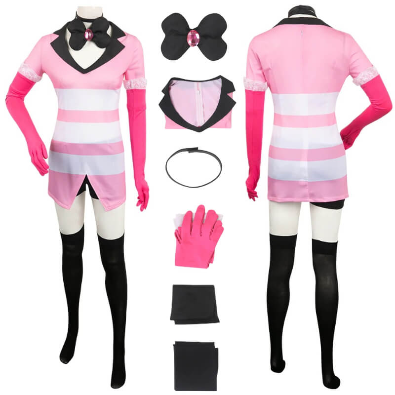 Angel Dust Hazbin Hotel Costume Womens Angel Cosplay Outfit Ver.2