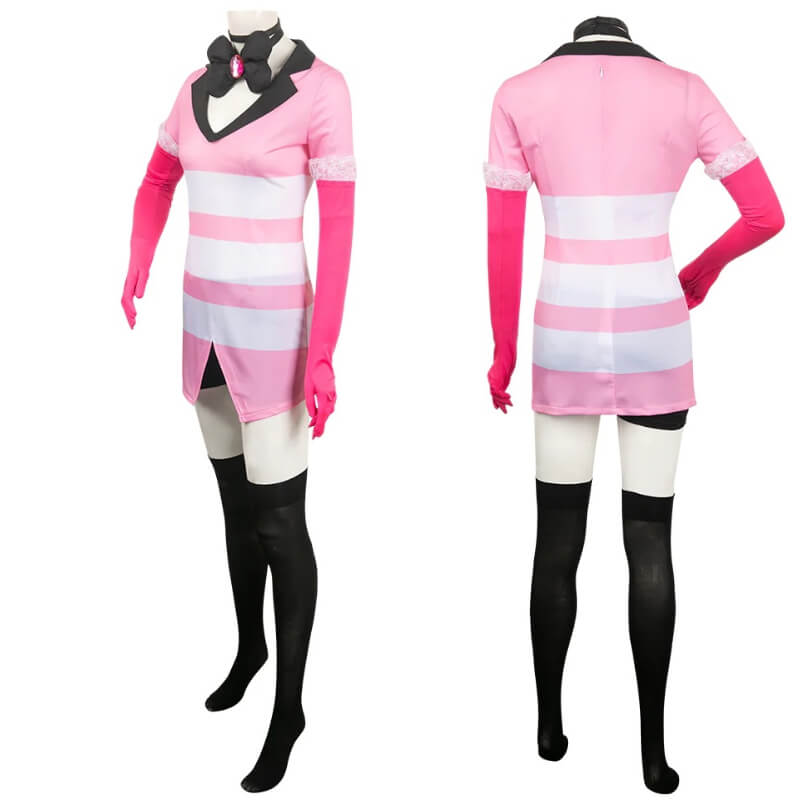 Angel Dust Hazbin Hotel Costume Womens Angel Cosplay Outfit Ver.2 - Image 5