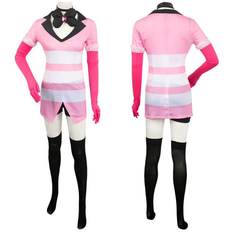 Angel Dust Hazbin Hotel Costume Womens Angel Cosplay Outfit Ver.2 - Image 3
