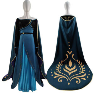 Frozen 2 Anna Queen Dress Cosplay Costume For Adults