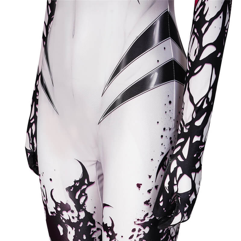 Anti Venom Gwen Stacy Cosplay Costume Spider-Gwen Venom Bodysuit - Image 17